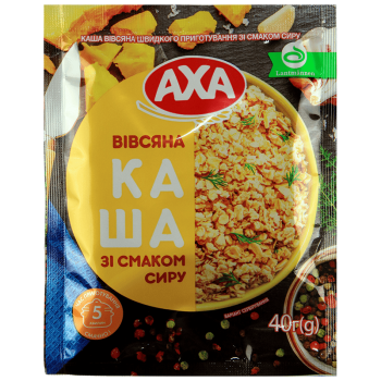 Каша АХА вівсяна зі смаком сиру 40 г Каша АХА вівсяна зі смаком сиру 40 г