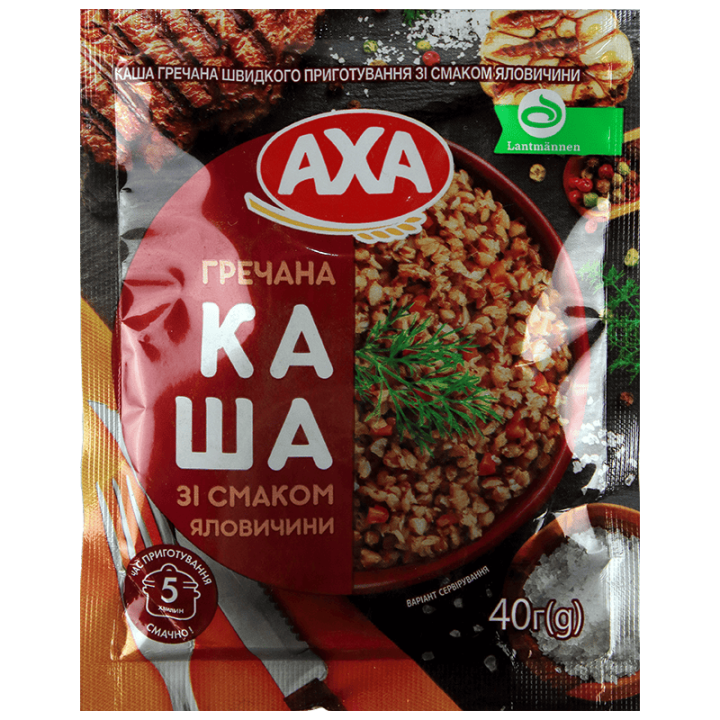 Каша АХА  гречана зі смаком яловичини 40 г