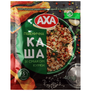 Каша АХА пшенична зі смаком курки 40 г
