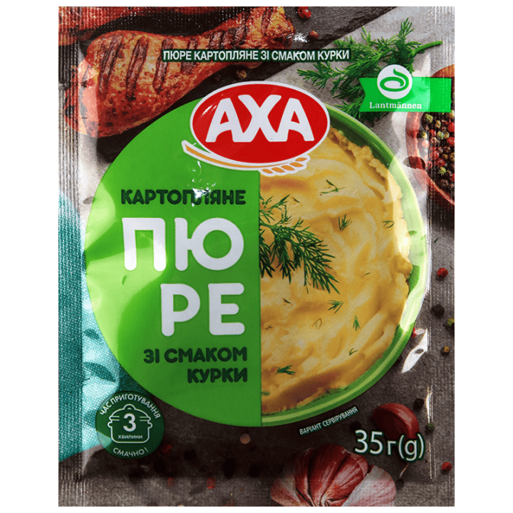 Пюре картопляне АХА зі смаком курки 35 г
