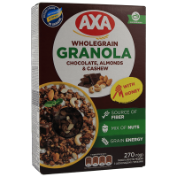 Мюслі хрусткі АХА медові з шоколадом та горіхами 270 г