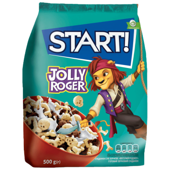 Сухий сніданок START! Веселий Роджер 500г Сухий сніданок START! Веселий Роджер 500г