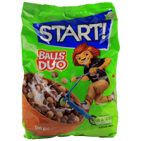 Сухий сніданок START! Кульки «DUO» 500г