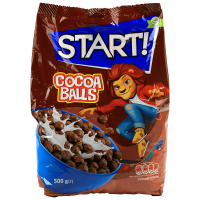 Сухий сніданок START! Кульки з какао 500г