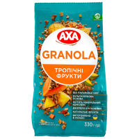 Гранола АХА хрустка з тропічними фруктами 330 г
