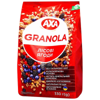 Гранола АХА хрустка з лісовими ягодами 330 г