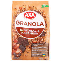 Гранола АХА хрустка з шоколадом зі смаком карамелі 330 г