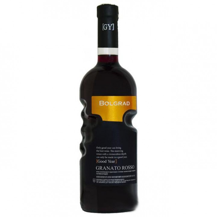 Вино Bolgrad Granato Rosso червоне напівсолодке 0,75 л