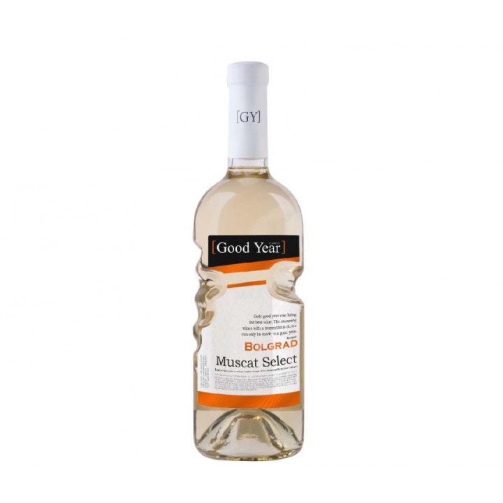 Вино Bolgrad Muscat Select біле напівсолодке 0,75 л
