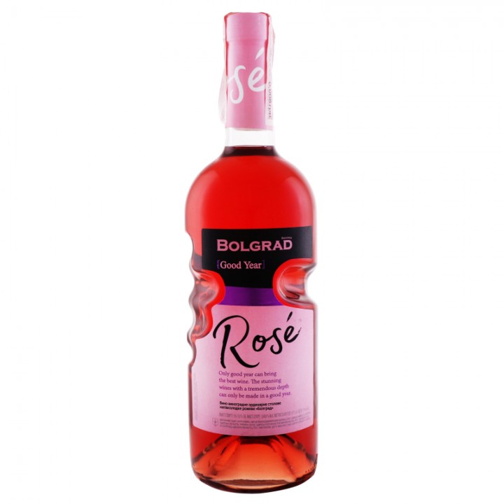 Вино Bolgrad Rose рожеве напівсолодке 0,75 л
