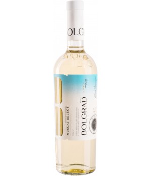Вино Bolgrad Muscat Select белое полусладкое 0,75 л