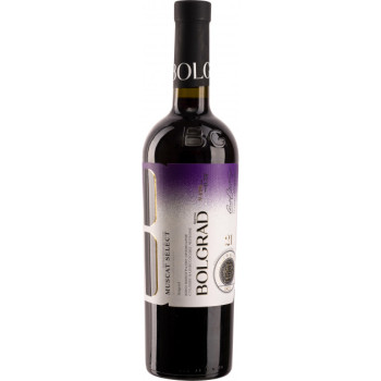 Вино Bolgrad Muscat Select красное полусладкое 0,75 л