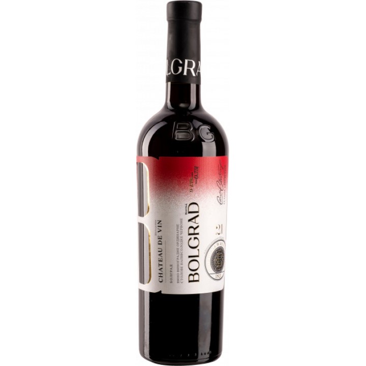 Вино Bolgrad Шато де Вин красное полусладкое 0,75 л