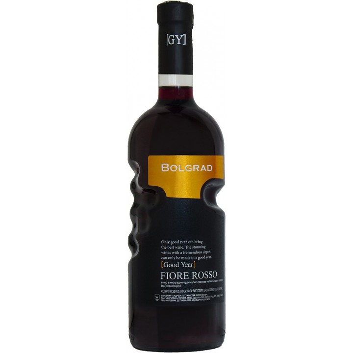 Вино Bolgrad Fiore Rosso червоне напівсолодке 0,75 л