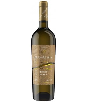 Вино Savalan Traminer белое полусухое 0,75 л