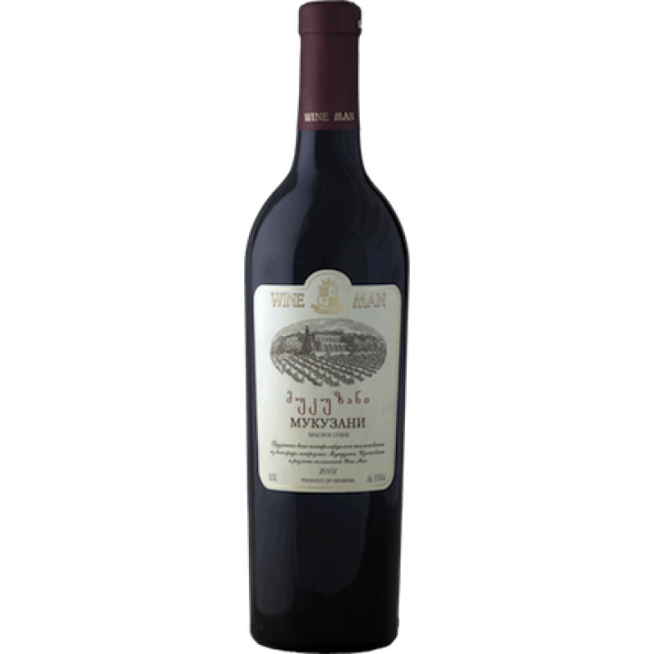 Вино Wine Man Мукузани красное сухое 0,75 л