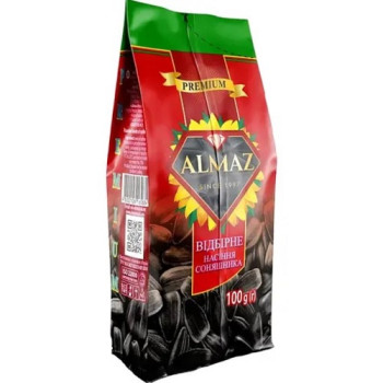 Семечки подсолнечника  Almaz Premium жареные 200 г (4820106160691)