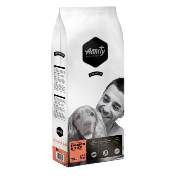 Корм для собак AMITY Salmon&Rice гіпоалергенний, з лососем і рисом, 3 кг
