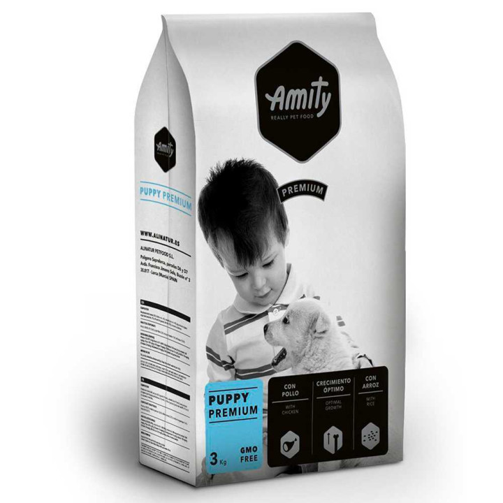 Корм для собак AMITY Puppy для щенков всех пород, 3 кг
