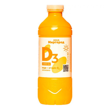 Вода питна Aqua Миргород з вітаміном D3 2000 МО 0,33 л Вода питна Aqua Миргород з вітаміном D3 2000 МО 0,33 л