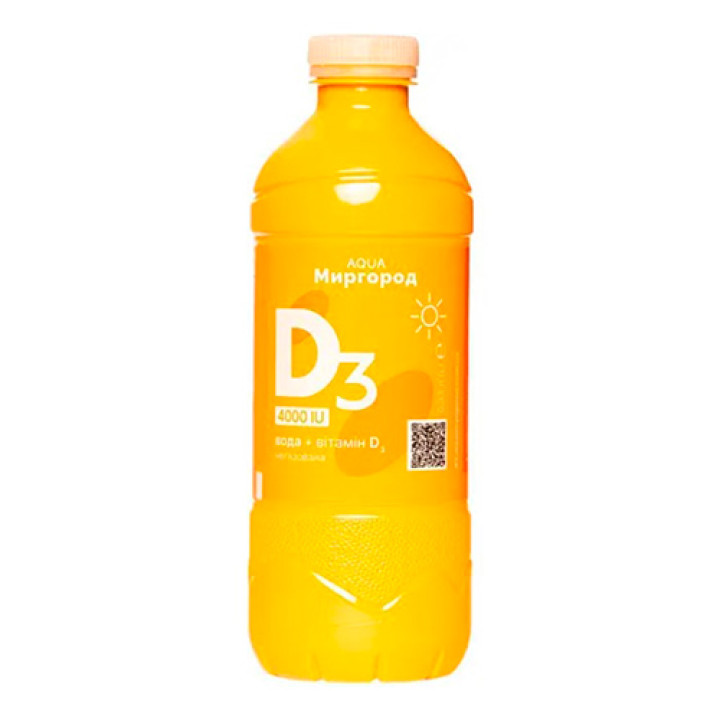 Вода питна Aqua Миргород з вітаміном D3 4000 МО 0,33 л