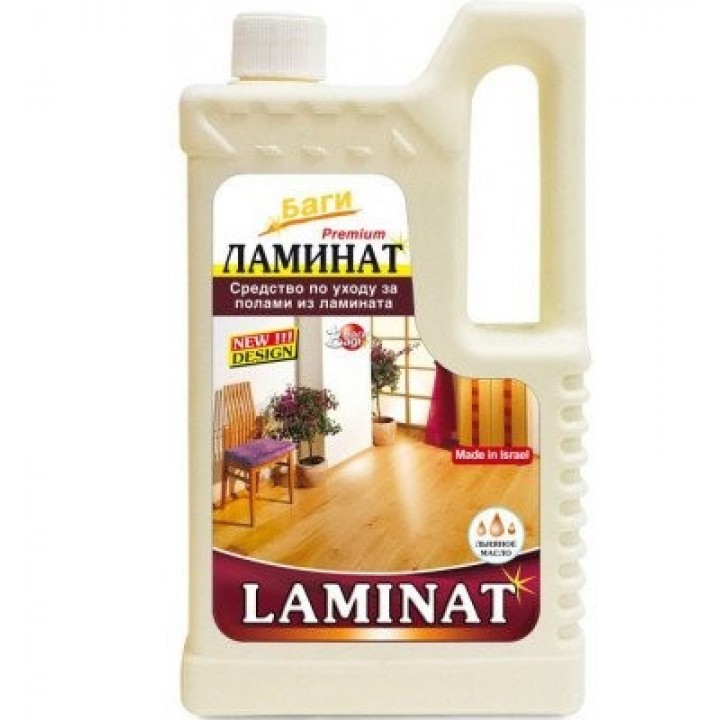 Средство для мытья полов Bagi Ламинат 1л (7290003395316)