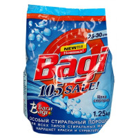 Стиральный порошок Bagi Сел-105 для цветных и белых тканей 1,25кг (7290012514173)
