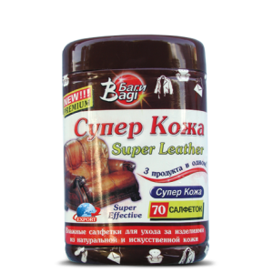 Влажные салфетки Bagi Супер кожа 70 шт. (7290003395347)
