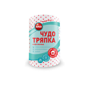 Чудо Тряпка Bagi Суперпрочная 33 листа (7290016208924)