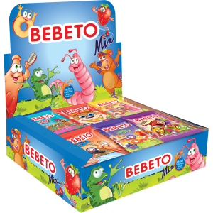 Конфеты жевательные Bebeto "Ассорти", 18г x 36шт. (8690146090199)