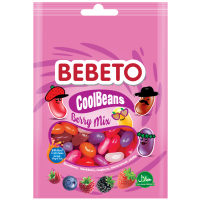  Цукерки жувальні Bebeto "Круті боби. Ягідне асорті" 60 г (8690146102342)