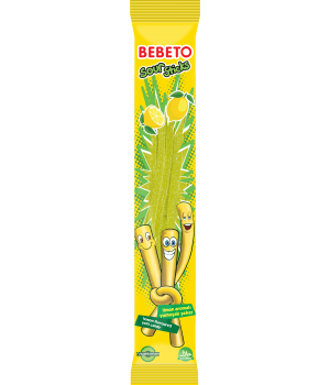 Цукерки жувальні Bebeto "Кислі палички. Лимон" 35 г (8690146132578)