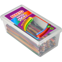 Цукерки жувальні Bebeto "Шалені палички. Фруктове асорті" 8,5г x 156шт. (8690146150411)