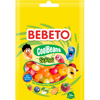 Конфеты жевательные Bebeto "Крутые бобы. Кислинка" 60 г (8690146128731)