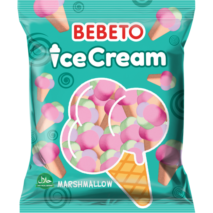 Конфеты-маршмеллоу Bebeto "Мороженое" 30 г (8690146131069)