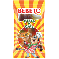 Конфеты жевательные Bebeto "Фаст фуд. Пицца + Кола" 30 г (8690146132592)
