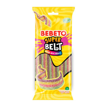 Конфеты жевательные Bebeto "Супер белтс. Фруктовый микс" 75 г (8690146102458)