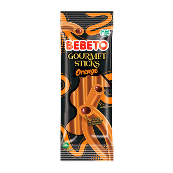 Конфеты жевательные Bebeto Палочки для гурманов, Апельсин, 65 г