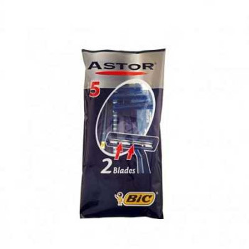 Станок одноразовый BIC Astor твин для нормальной кожи 5 шт. (5201313010426)