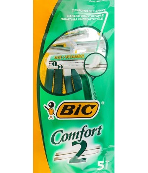 Станок одноразовий BIC 2 Comfort 5 шт. (3086127500163)