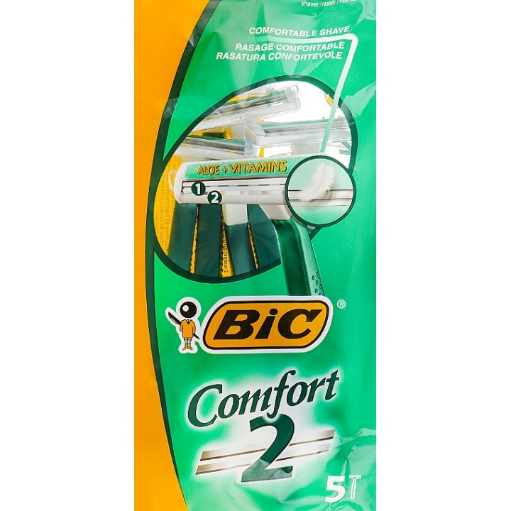 Станок одноразовий BIC 2 Comfort 5 шт. (3086127500163)