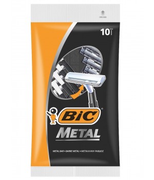 Станок BIC Metal без сменных картриджей 10 шт. (3086126636481)