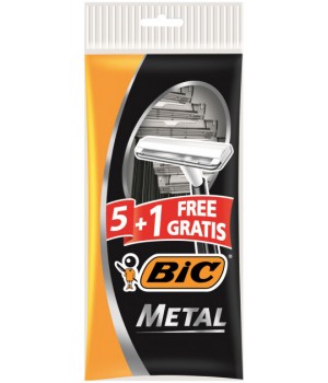 Станок BIC Metal без змінних картриджів 5+1 шт. (3086126766171)