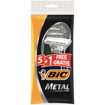 Станок BIC Metal без сменных картриджей 5+1 шт. (3086126766171)