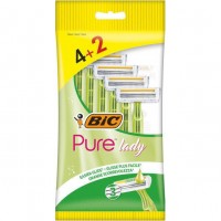 Станок одноразовый BIC Pure 3 Lady 4+2 шт. (3086126727370)