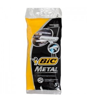 Станок BIC Metal без змінних картриджів 5 шт. (3086125705416)