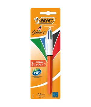 Ручка шариковая BIC 4 Colors Original Fine 1 шт. (0070330101760)