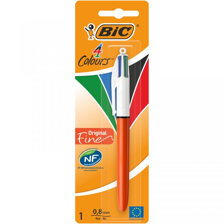 Ручка шариковая BIC 4 Colors Original Fine 1 шт (0070330101760)