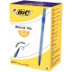 Ручки шариковые BIC Round Stic M синие 60 шт. (3086123269811)