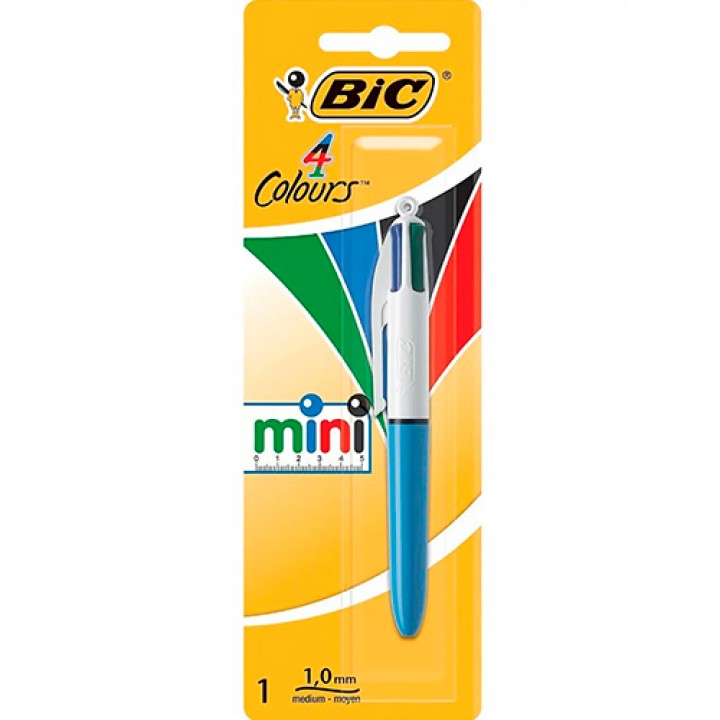Ручка шариковая BIC 4 Colors Mini 1 шт. (3086123277403)